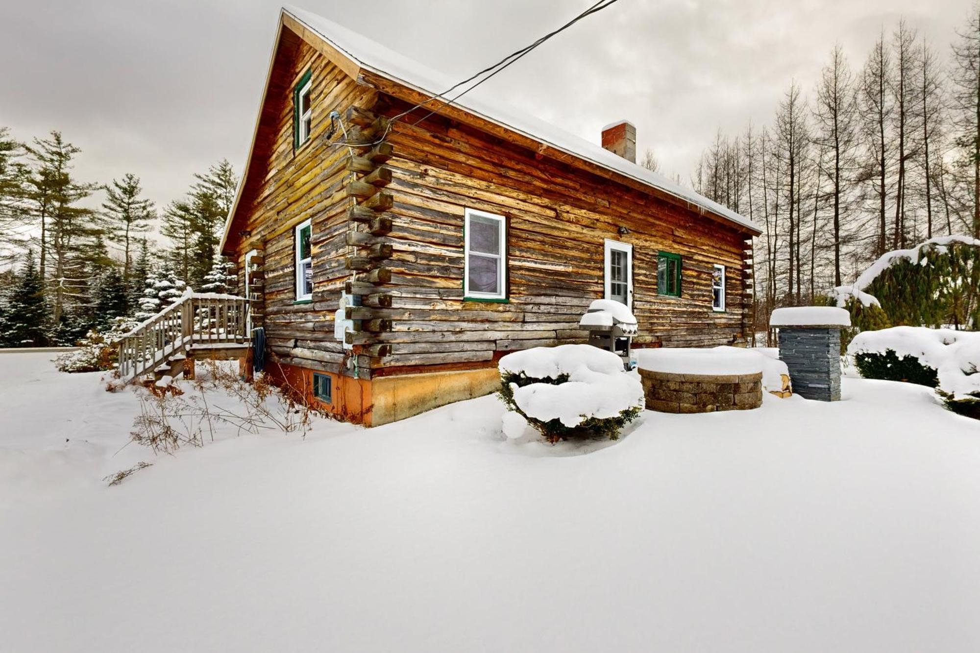 Carroll Twin View Log Home מראה חיצוני תמונה