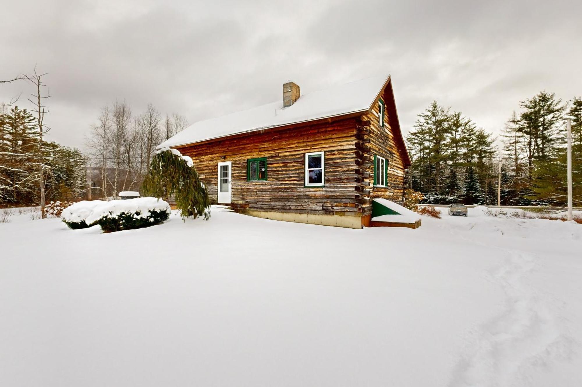 Carroll Twin View Log Home מראה חיצוני תמונה