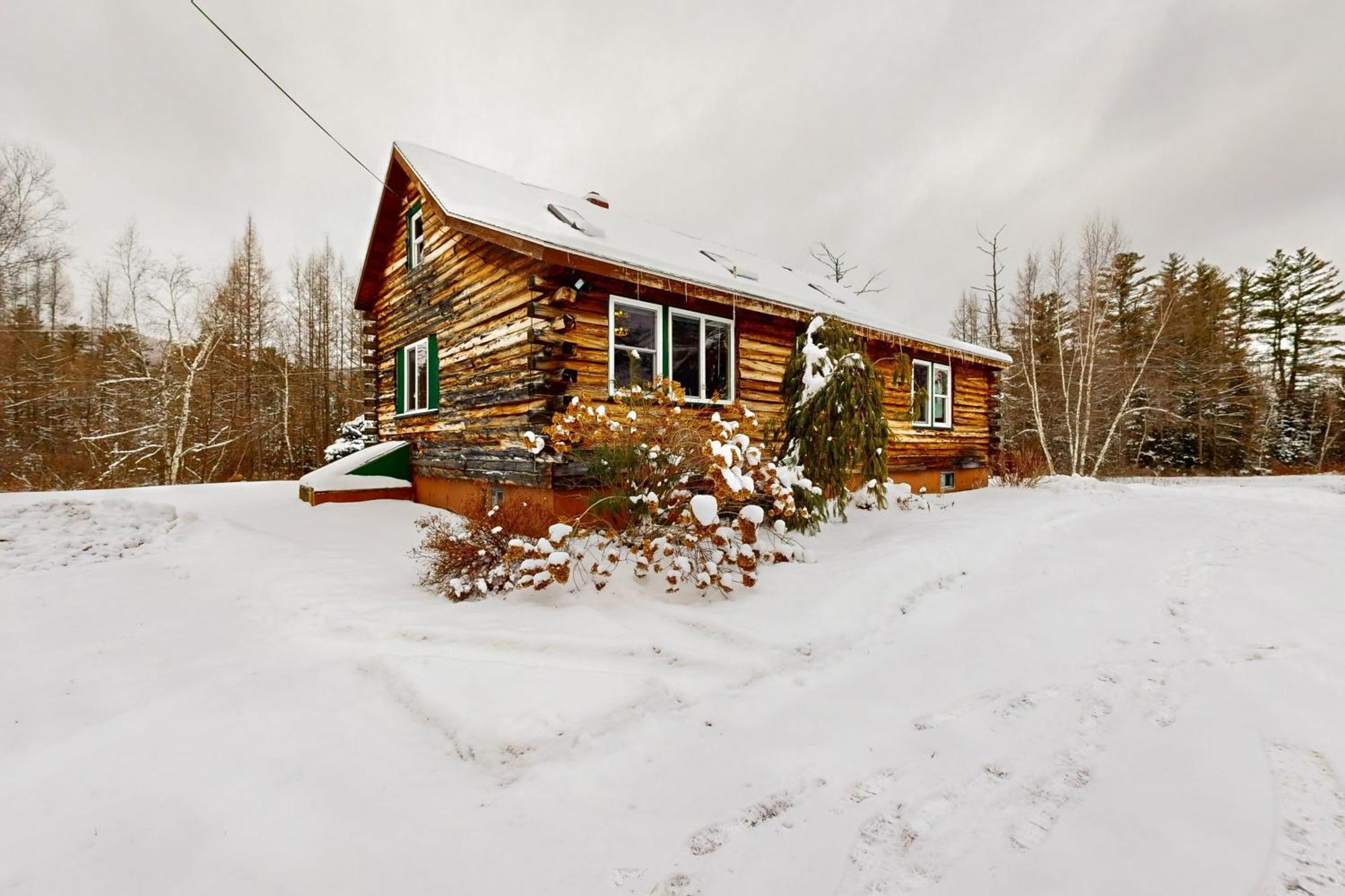 Carroll Twin View Log Home מראה חיצוני תמונה