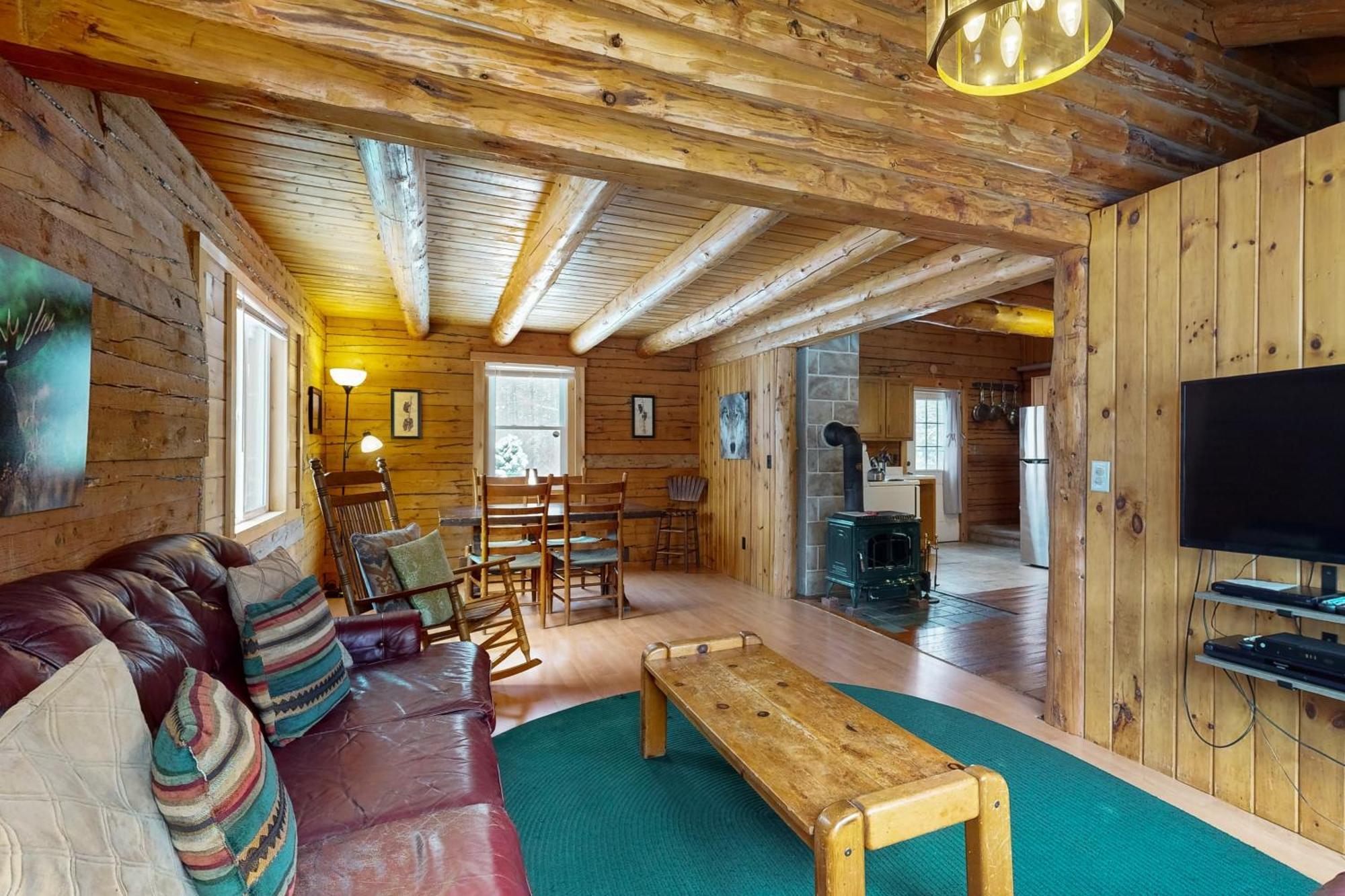 Carroll Twin View Log Home מראה חיצוני תמונה